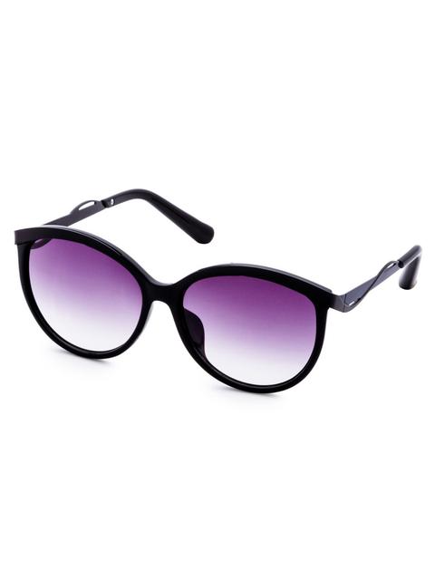 Black Frame Purple Lenses Sunglasses