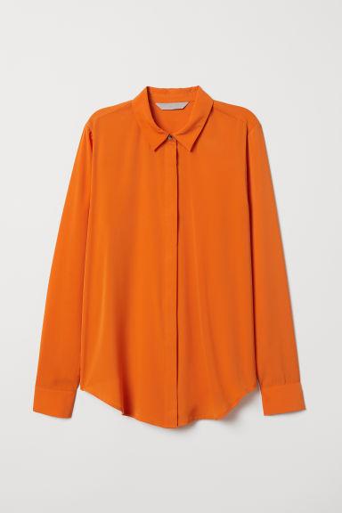 H & M - Camicetta A Maniche Lunghe - Arancione