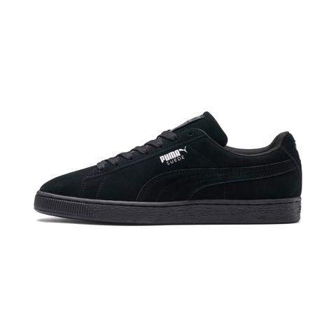 Women's Puma Suede Classic+ Trainers, Black/dark Shadow, Size 4.5, Shoes