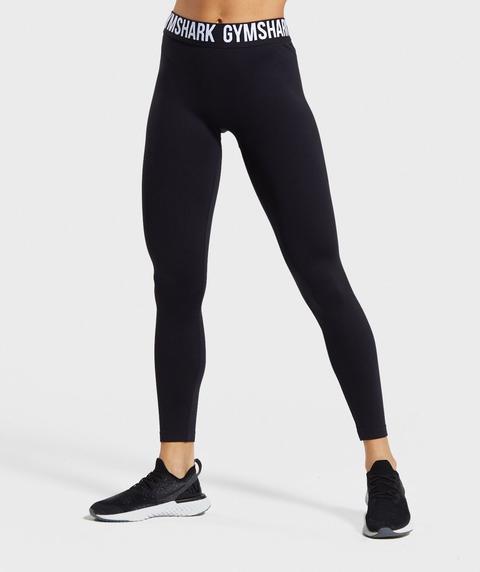 Gymshark Fit Seamless Leggings - Black/white