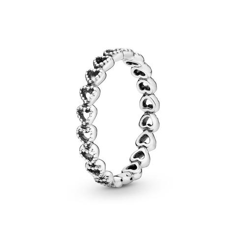 Pandora Band Of Hearts Ring - Sterling Silver