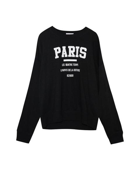 Sudadera Texto París