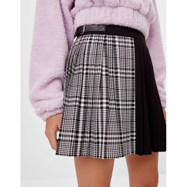 jupe holographique pull and bear