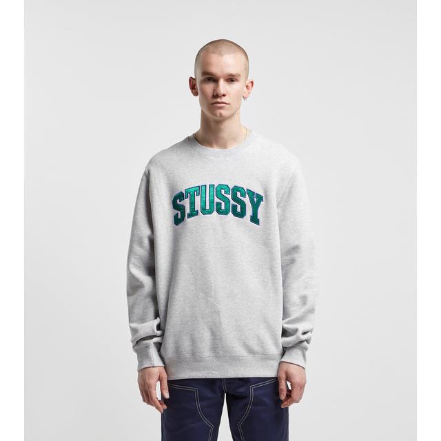 Stussy arch applique store crew sweatshirt