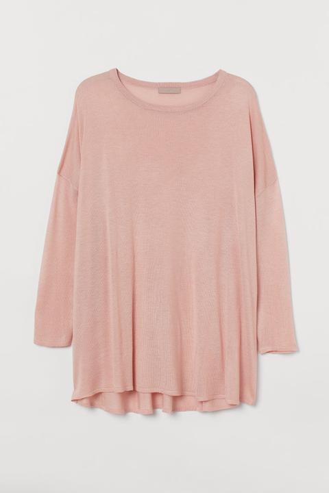 H & M+ Jersey Amplio - Rosa