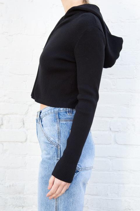 Arden Crop Hoodie from Brandy Melville on 21 Buttons