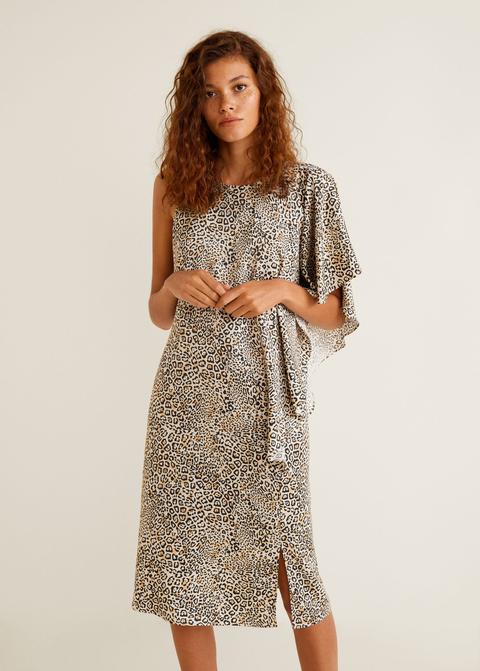 Vestido Midi Leopardo