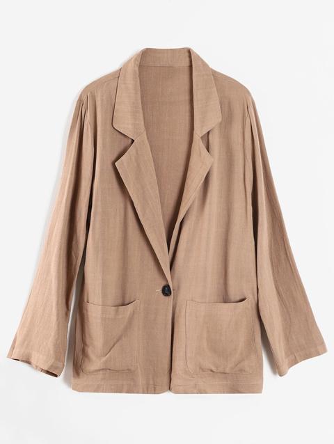 Blazer Con Un Bottone E Tasca