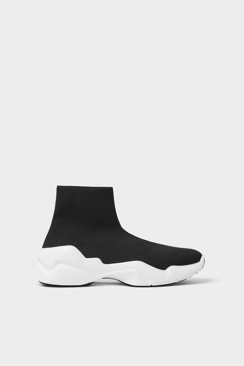 Sock-style Sneakers With Chunky Sole 