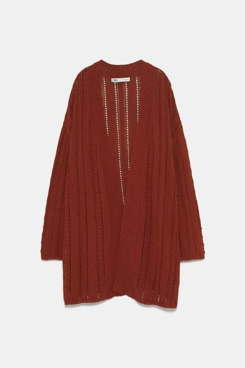 Cardigan Oversize Struttura