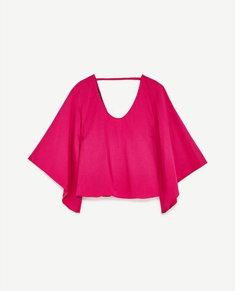 Blusa Manga Evasé