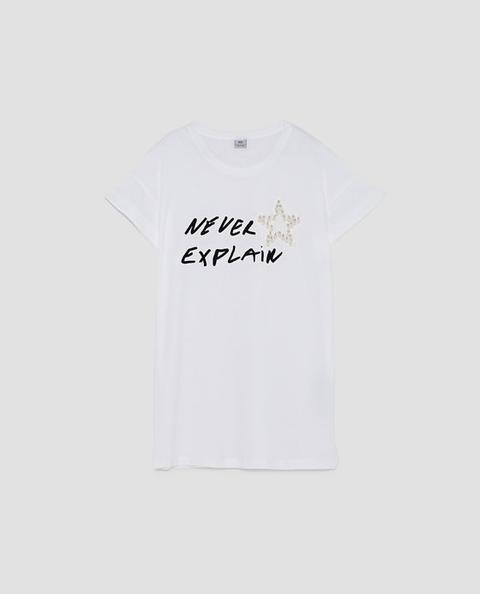 Camiseta Perlas Texto