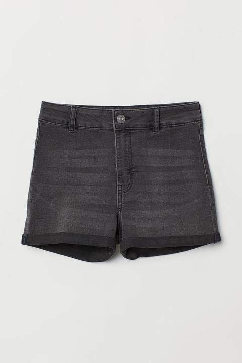 h and m grey shorts