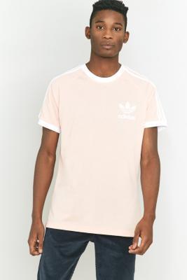 Adidas Originals California 3-stripe Vapour Pink T-shirt, Pink