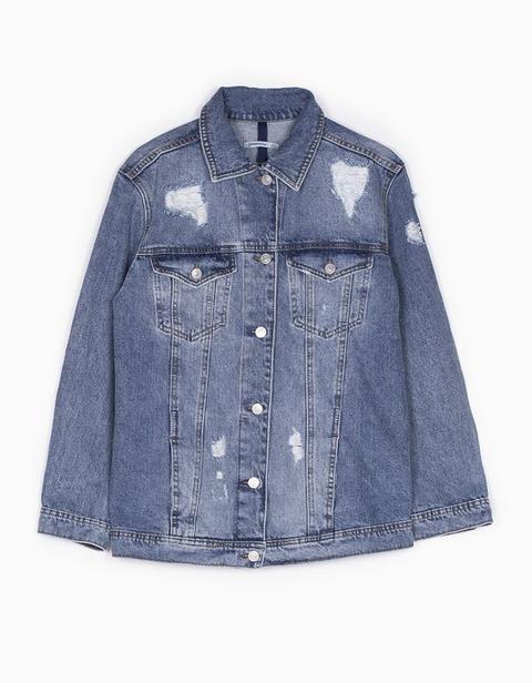 Cazadora Denim Oversize