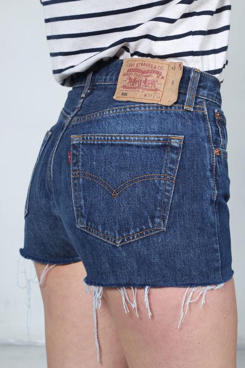 Authentic Dark Levis 501 Vintage Shorts