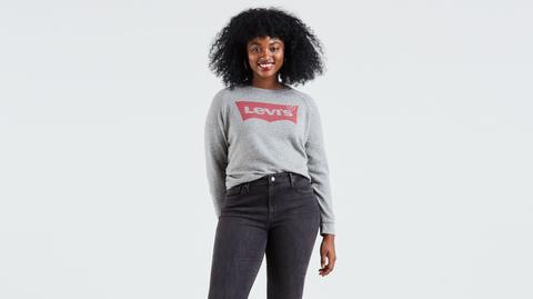 Relaxed Graphic Crewneck Sweatshirt