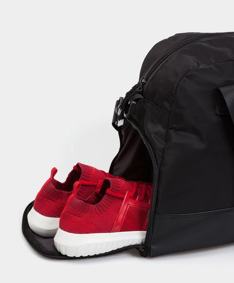 Bolsa Gym Técnica Mensaje Color: Negro Talla: M Material: Poliester,poliuretano,poliester,