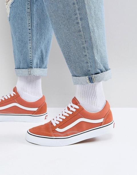 Vans - Old Skool Va38g1qsp - Sneakers Arancioni - Arancione