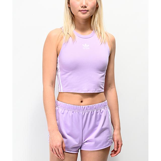 adidas purple glow shorts