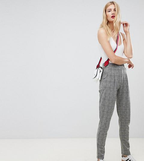 Vero Moda Tall - Karierte Hose - Mehrfarbig