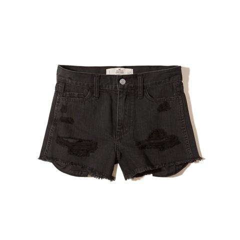 High-rise Denim Short-shorts