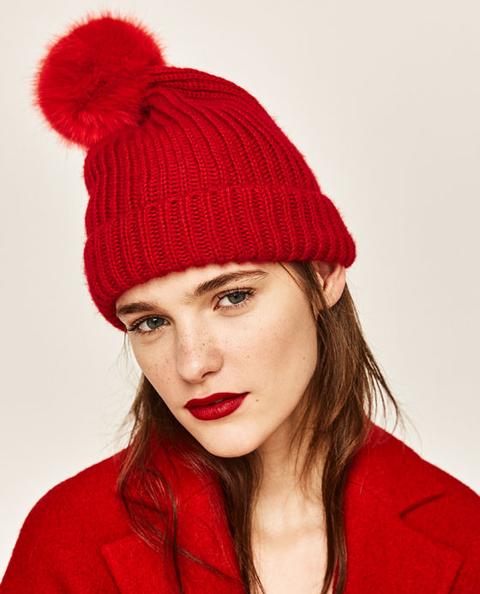 Gorro Pompom Pelo