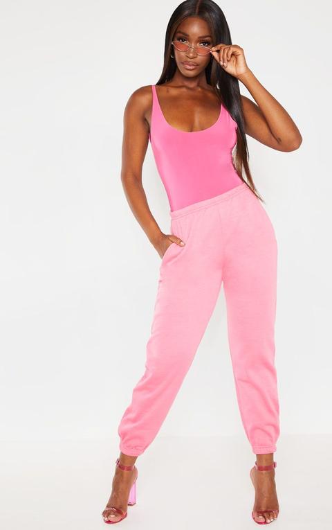 pink casual joggers