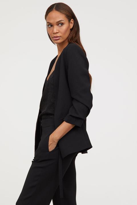 Blazer Mit Bindebändern