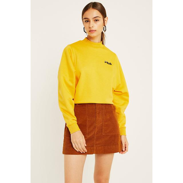 fila yellow sweatshirt women's