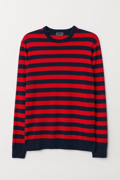 H & M - Jersey En Lana De Merino - Rojo