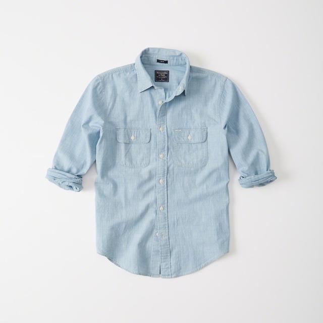 Two Pocket Chambray Shirt from 
