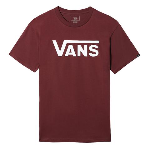 Vans Camiseta Vans Classic (port Royale-white) Hombre Rojo