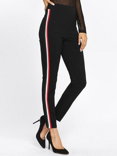 Leggings A Strisce Laterale