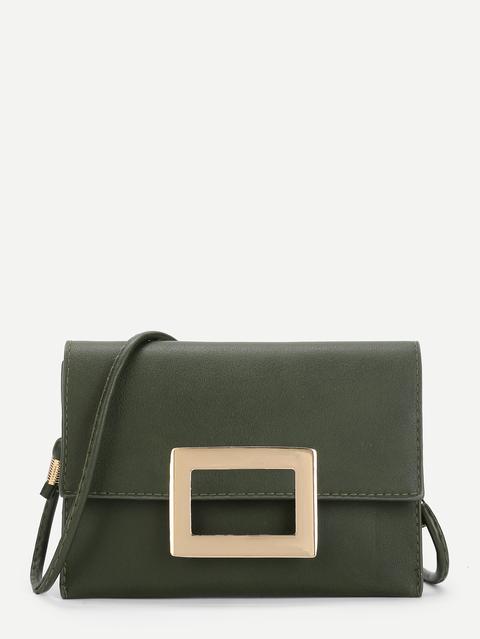 Mental Detail Crossbody Bag