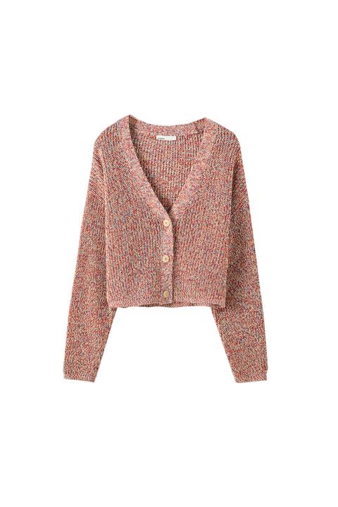 Chaqueta Punto Corta Multicolor