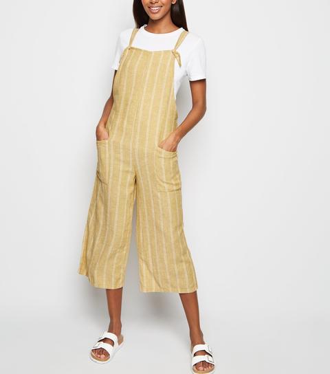 new look linen dungarees