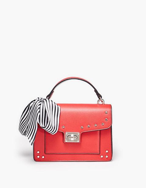 Borsa A Tracolla Satchel Fazzoletto Rosso