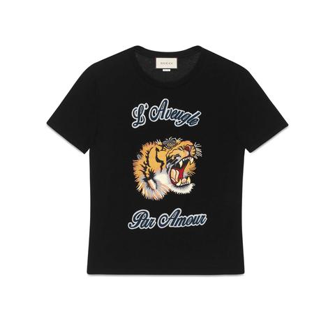 T-shirt In Cotone Con Ricami