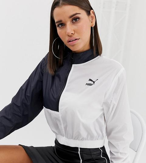 Cortavientos Tejido Transparente Exclusivo De Puma-blanco