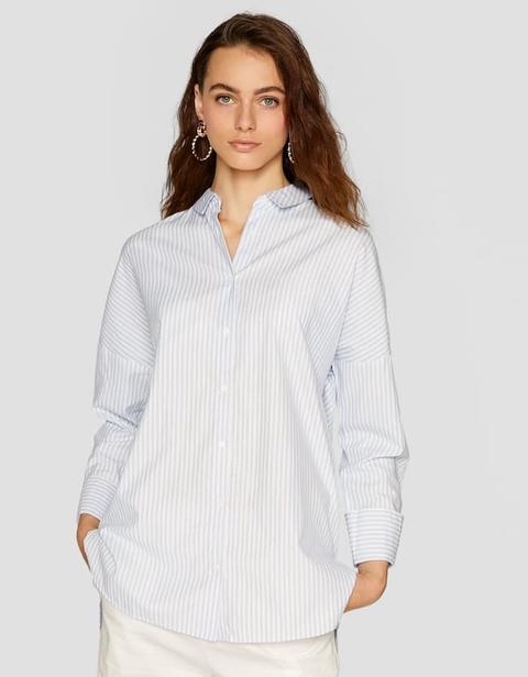 Camicia Oversize Azzurro Mare