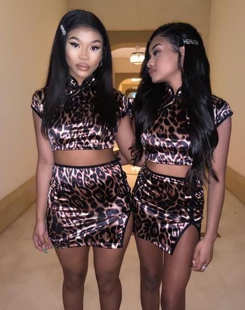 Sheni Mini Skirt In Magic Leopard
