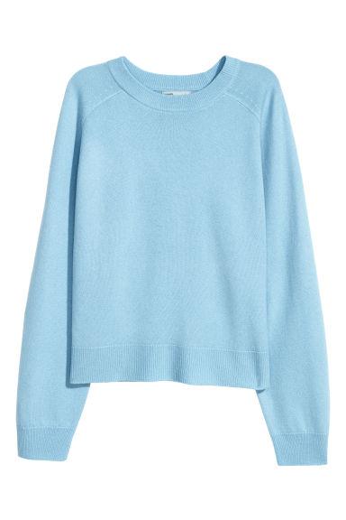 H & M - Pullover In Cashmere - Blu