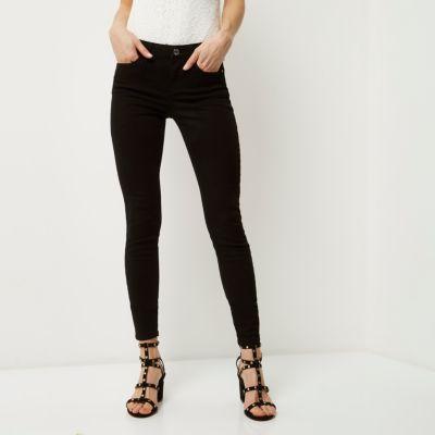 Black Amelie Super Skinny Jeans