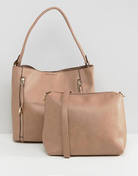 Oasis - Hetty - Borsa Hobo - Beige