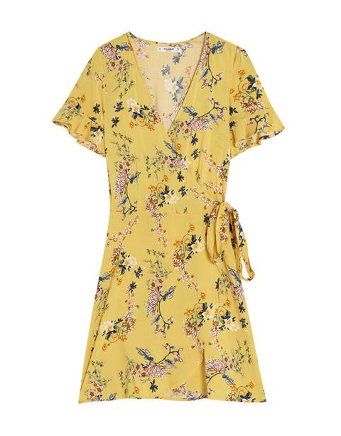Vestido Cruzado Manga Corta