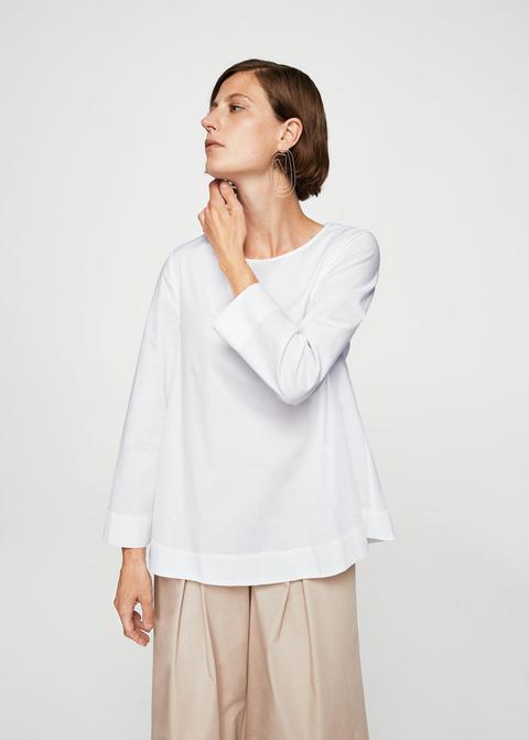 Blusa Bottoni Schiena