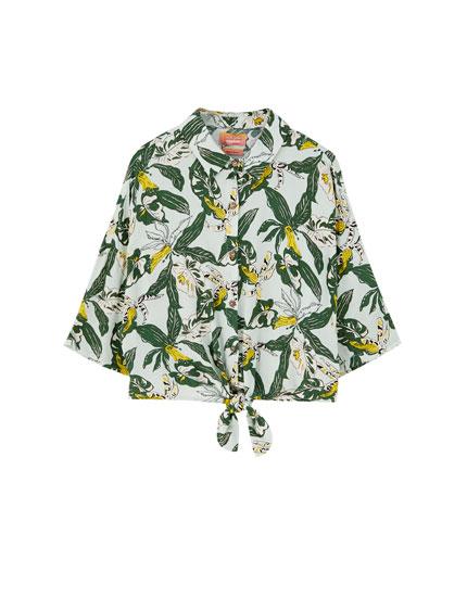 Camisa Hojas Sadie Sink