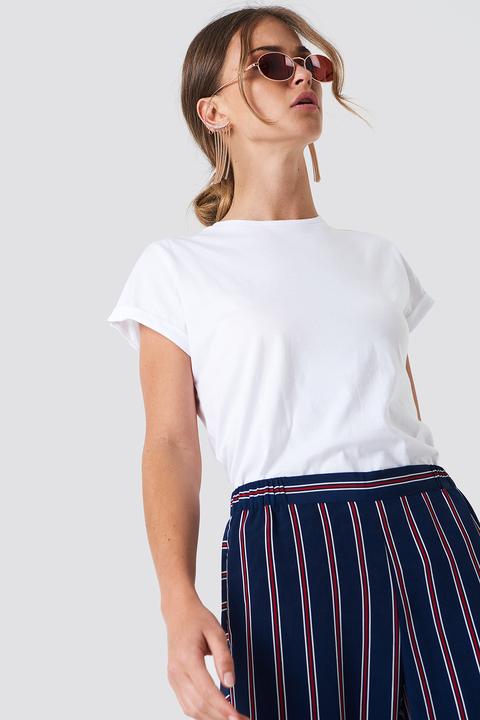 Ellen Basic Tee Weiß