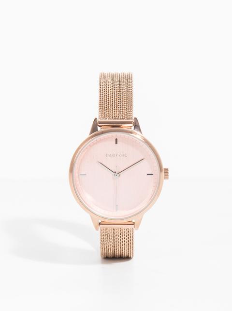 Rose Gold Tray Watch